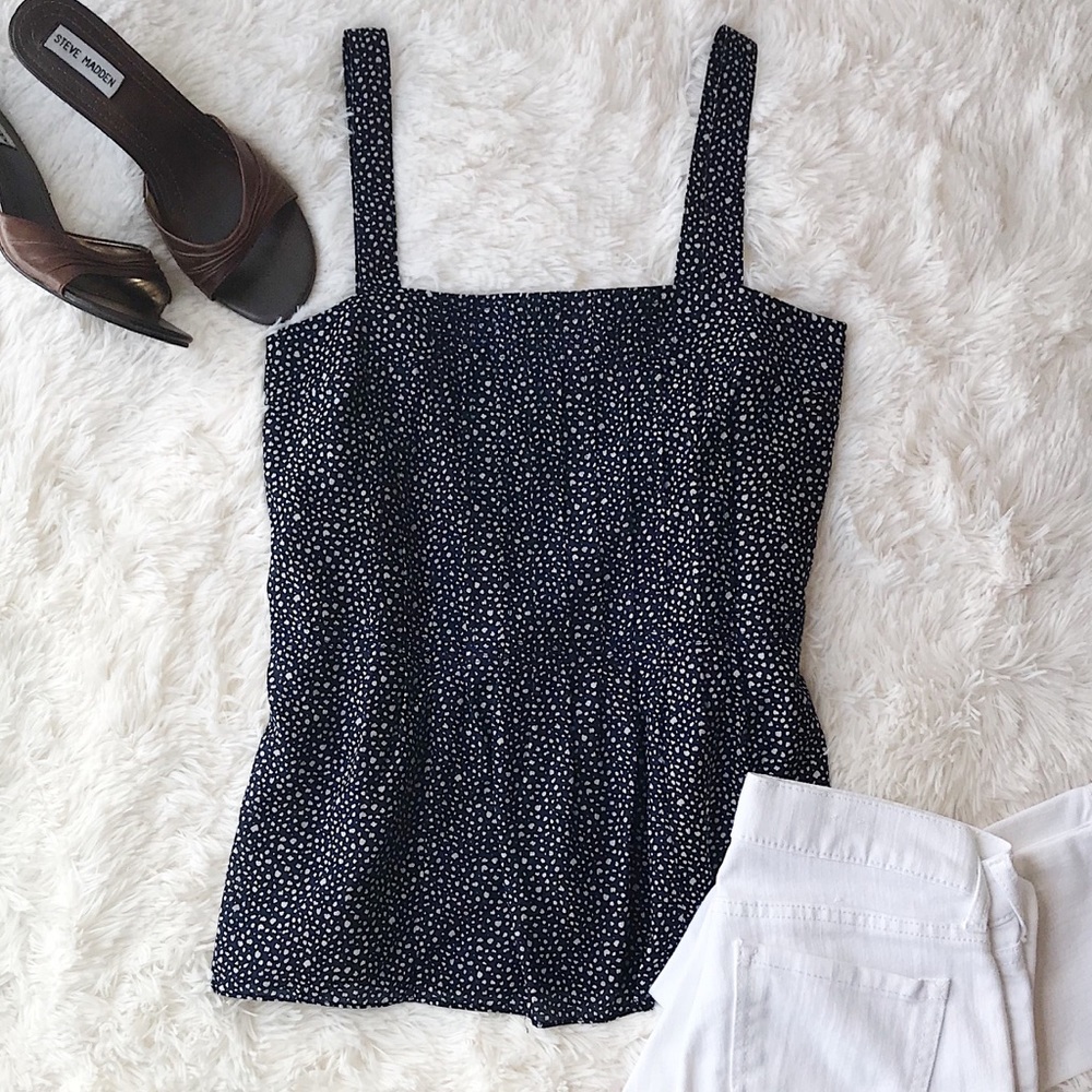 GAP navy and white camisole size xs